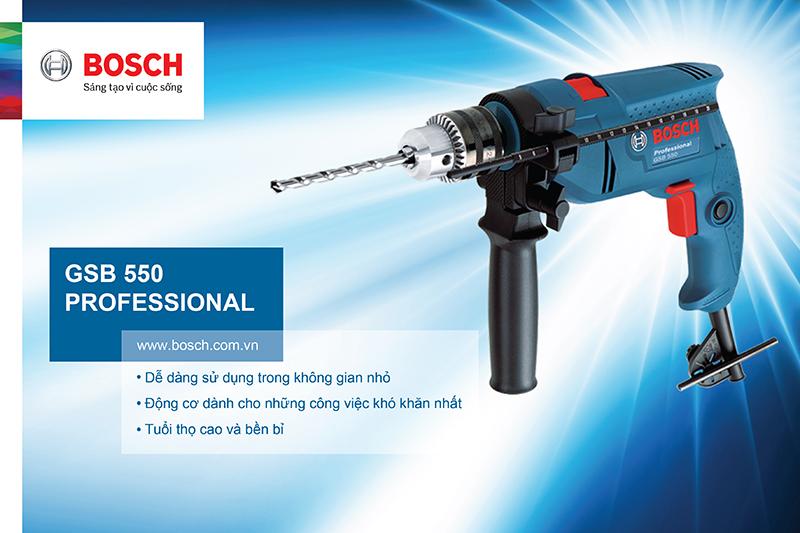 Bộ Máy khoan động lực Bosch GSB 550