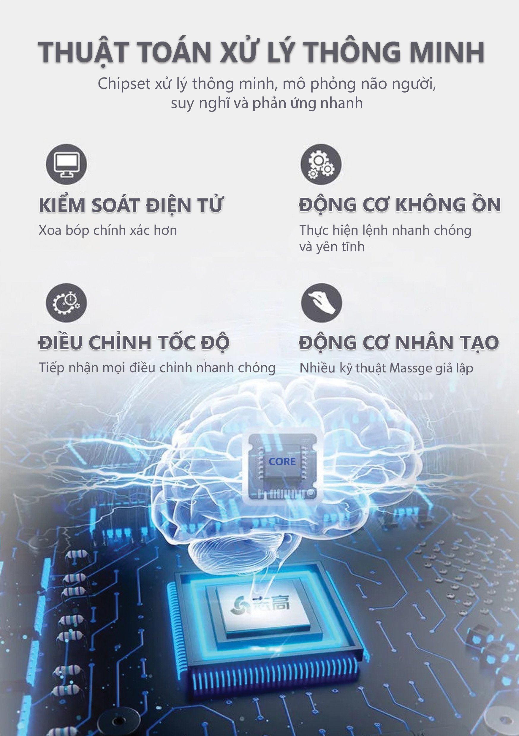 Ghế matxa hapo tự động đa năng, loa Bluetooth