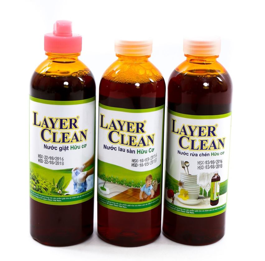 Nước lau sàn hữu cơ Layer Clean 300ml