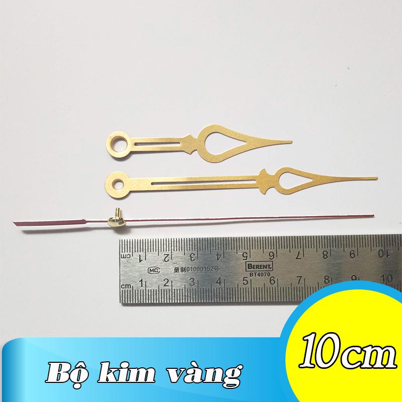 Combo 2 Bộ kim đồng hồ vàng ánh 10.5cm