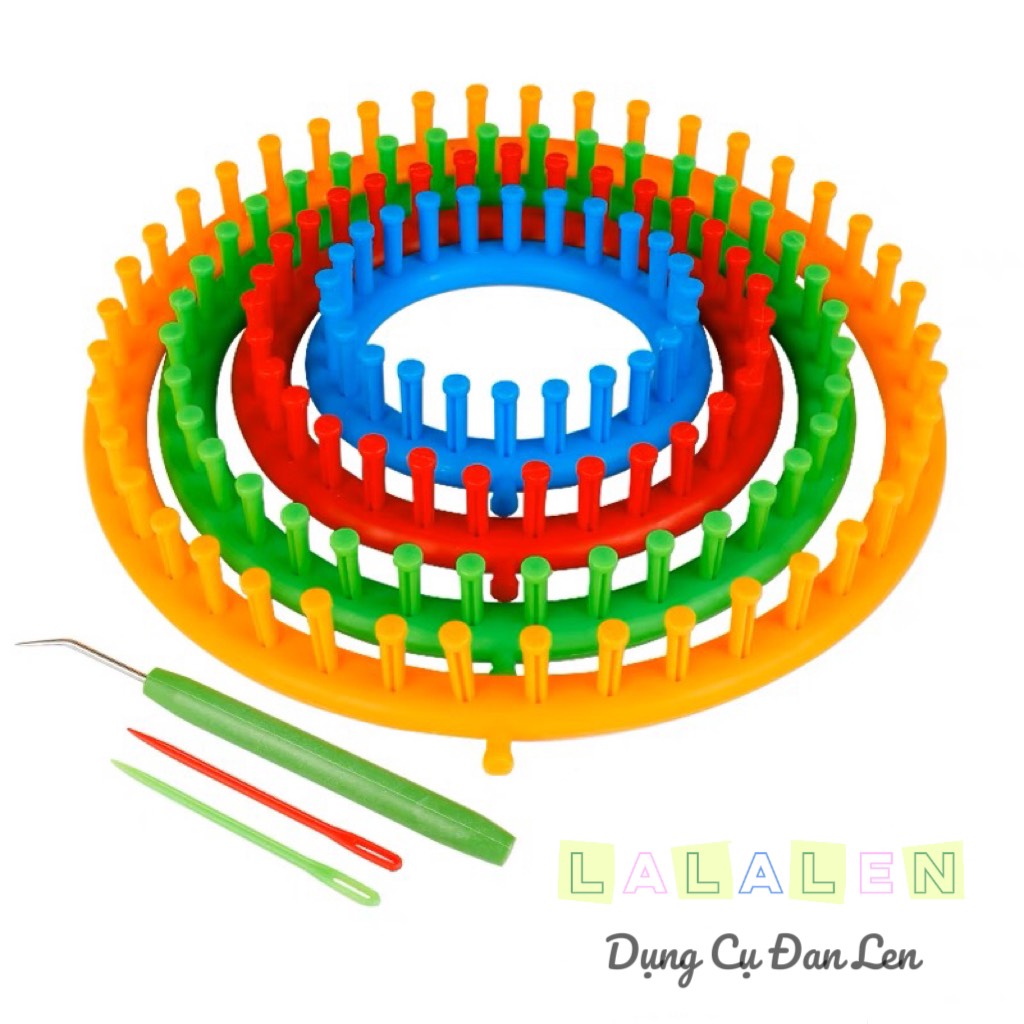 Khung Loom Hỗ Trợ Đan Len (Có Nhiều Size)