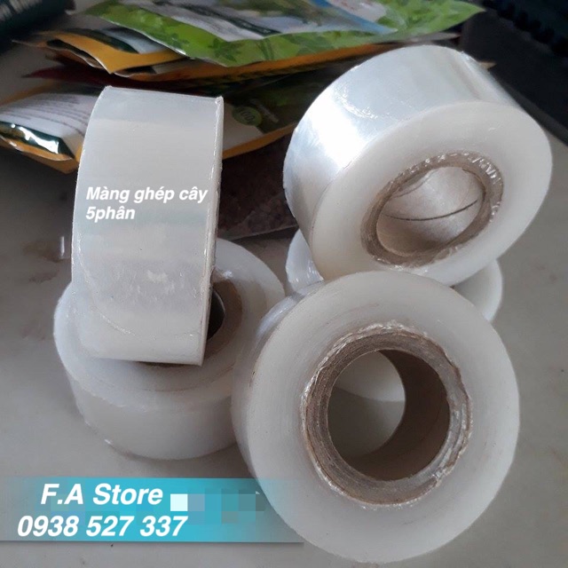 Màng keo ghép cây tự dính khổ 5cm x 300m màng ghép cây tự hủy giá rẻ