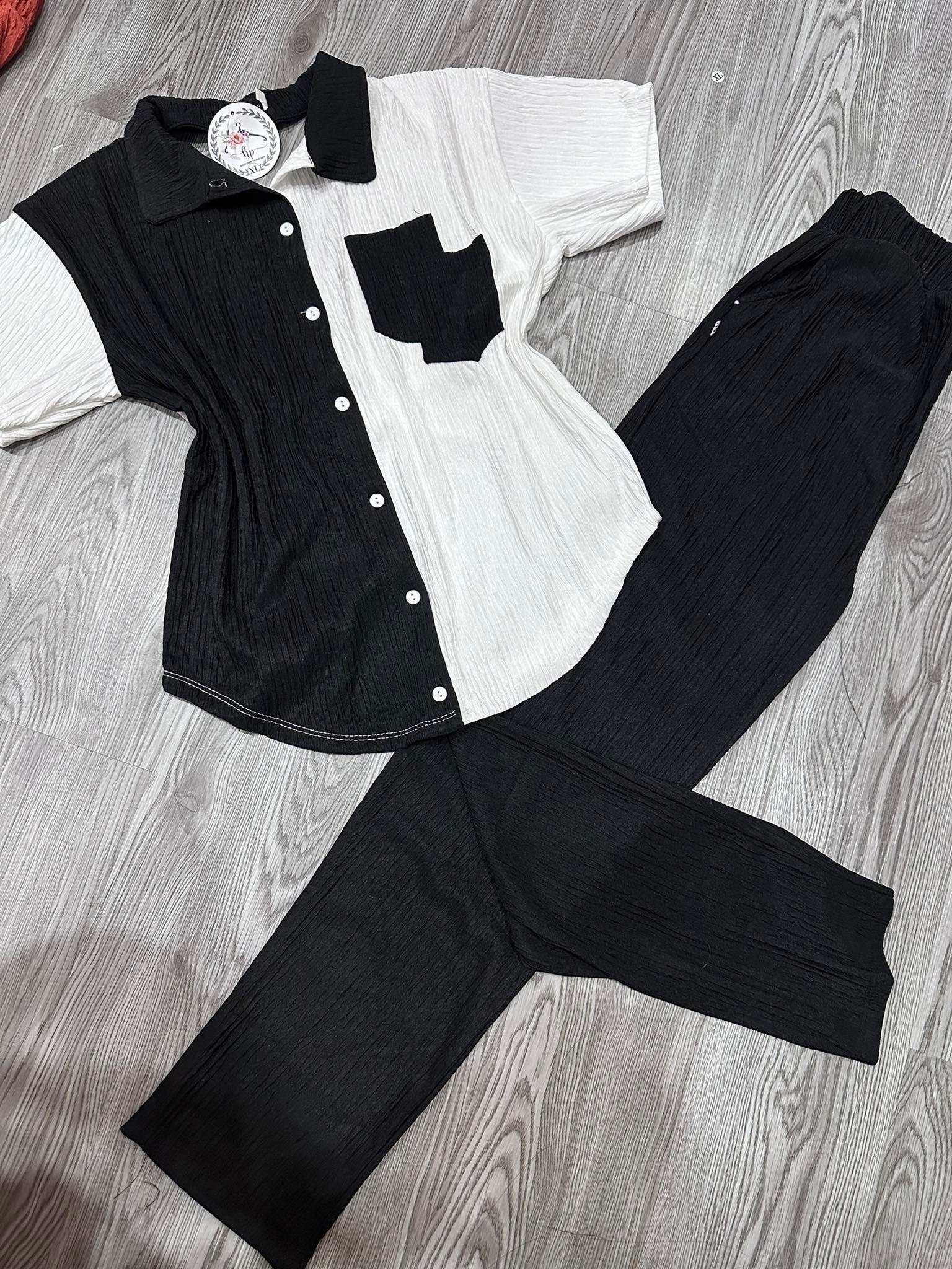 SET BỘ THUN XỐP DÀI PHỐI MÀU THỜI TRANG SIÊU DỄ THƯƠNG