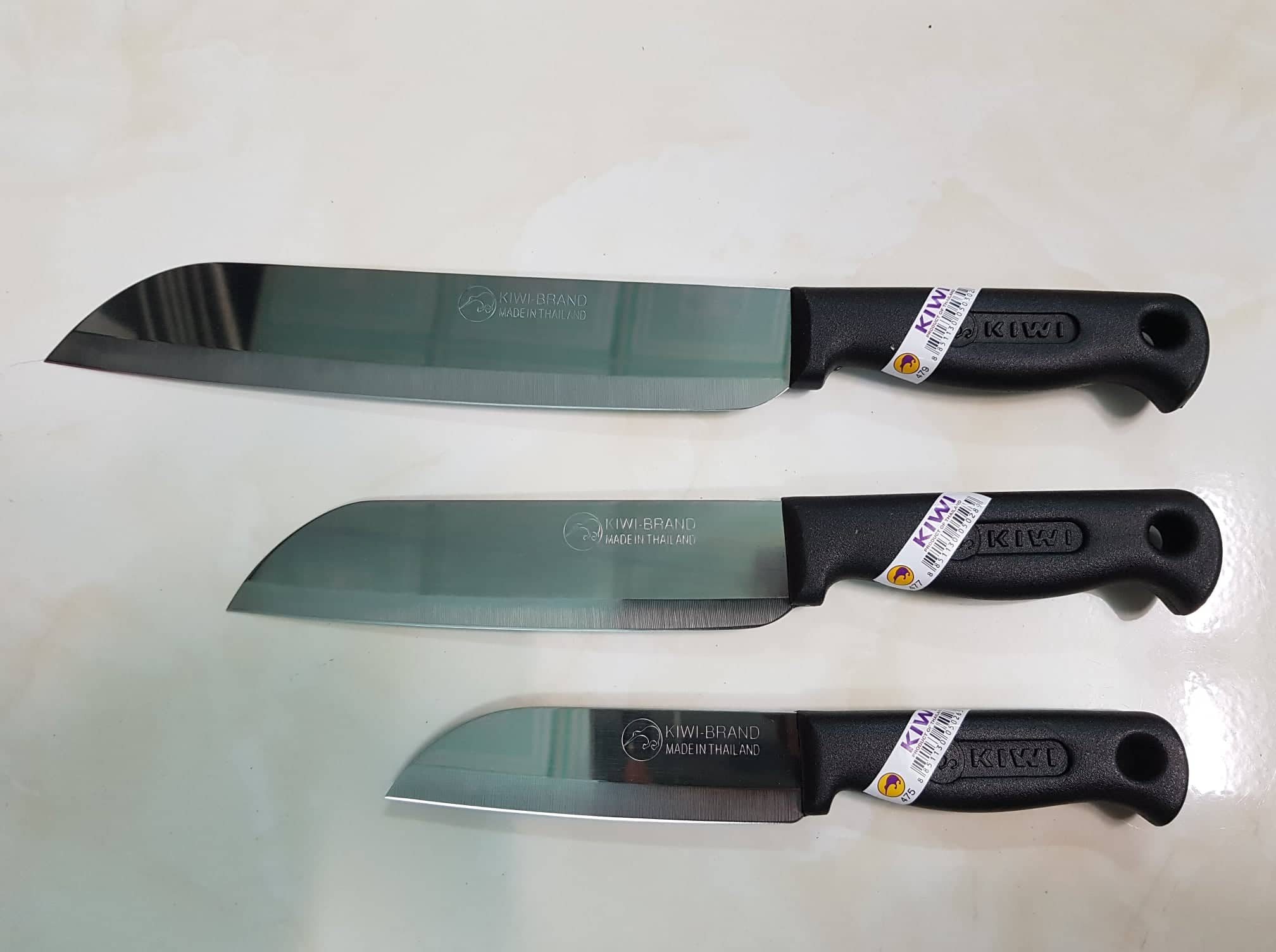 [Chính hãng có bảo đảm] Dao thái thịt làm bếp cán nhựa Kiwi Thái Lan