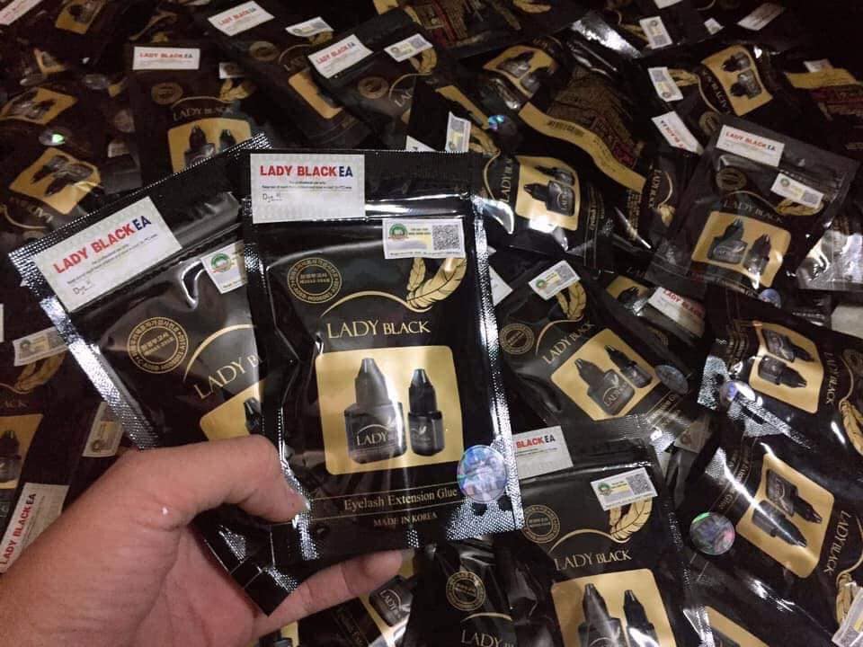 keo lady black nối mi