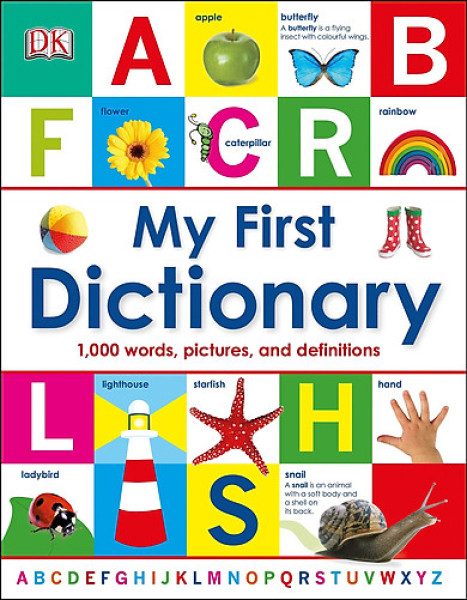 Sách My First Dictionary- Bản Gốc, Giấy In Chất Lượng Cao- English Book For Kids
