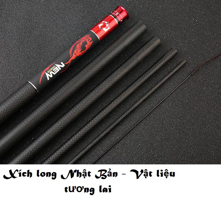 Cần câu đài Xích Long cao cấp SPECIALPOWER XL01, siêu nhẹ, dẻo dai, nhấc tĩnh 2.5kg   - SANAMI FISHING