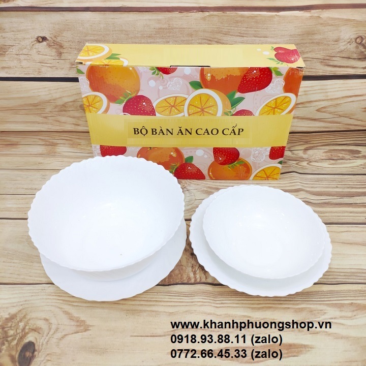 bộ chén tô dĩa sứ - bộ chén tô dĩa