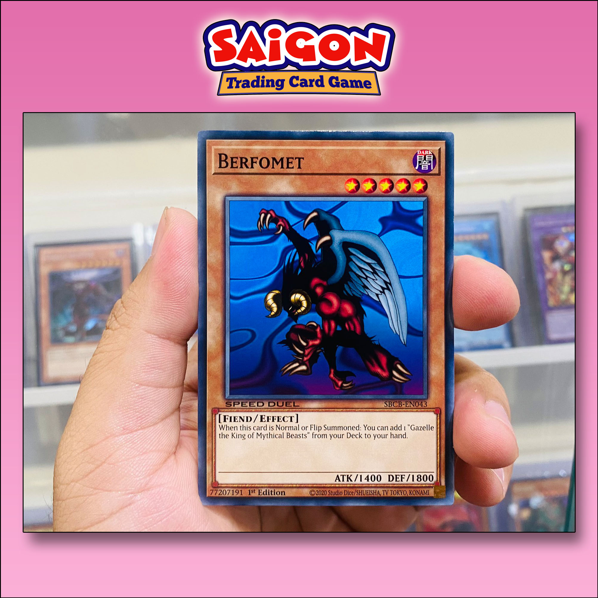 Thẻ bài yugioh mã sbcb-en043 - berfomet - common - 1st edition