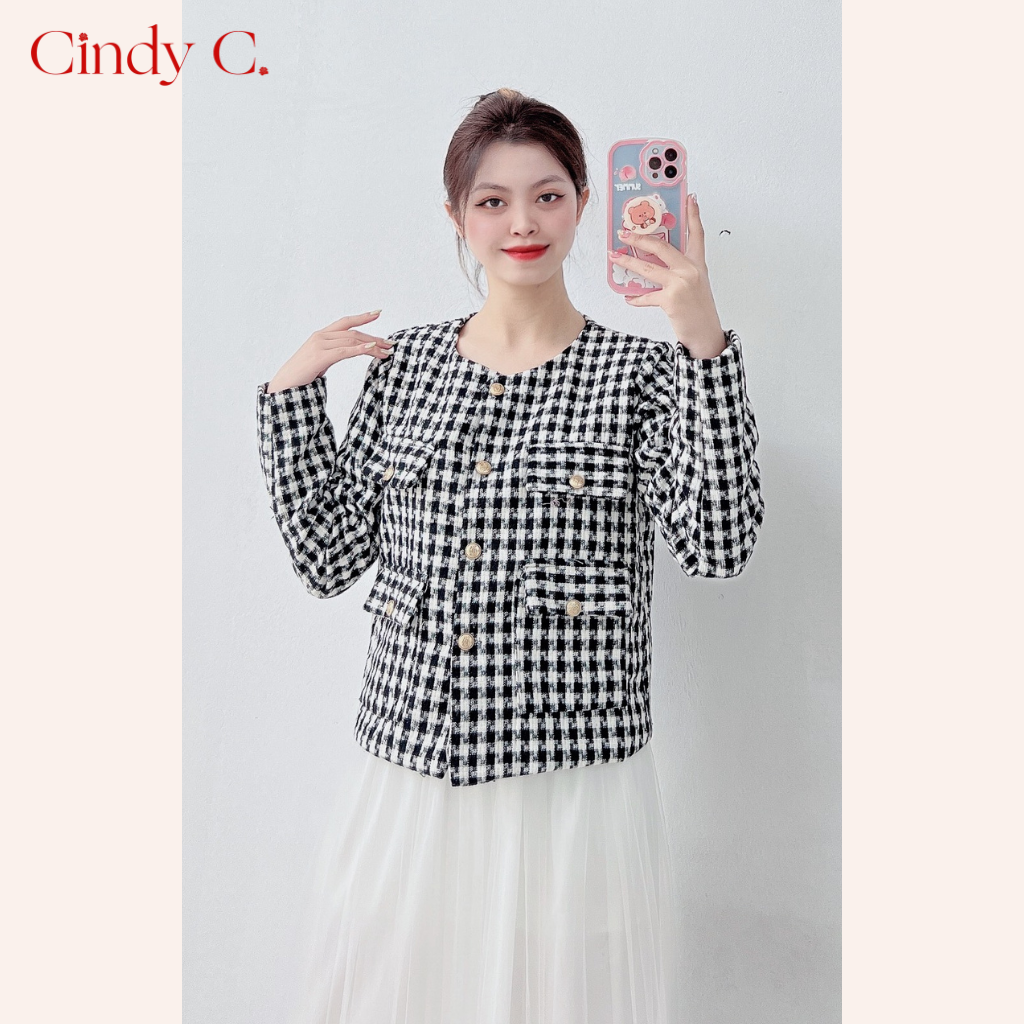 Áo Khoác Dạ Tweed Rama CindyC 24770