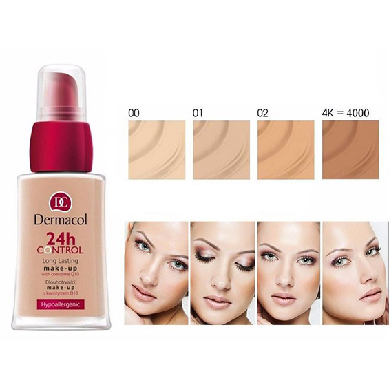 Kem Nền Dermacol 24h Control Make-Up 30ml