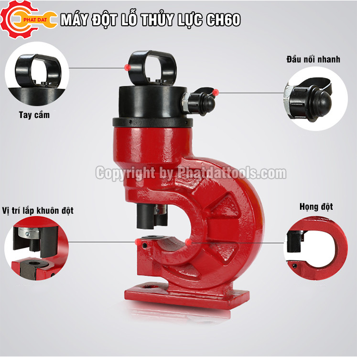 Máy Đốt Lỗ Thủy Lực Đa Năng CH60/CH60L - Dụng Cụ Thợ Sửa Chữa Chính Hãng