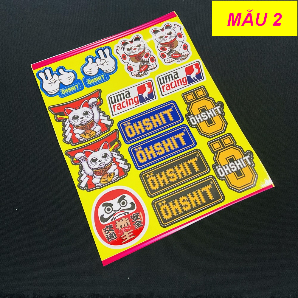 [TEM DẺO ĐEP KHÔNG TƯỞNG ] TEM DÁN XE,TRANG TRÍ XE NHIỀU LOGO CỰC CHẤT CỰC NGẦU (MÀU VÀNG)