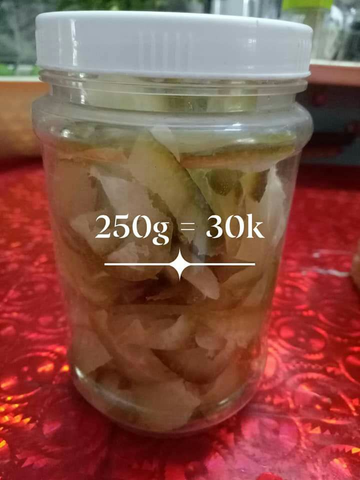 mứt vỏ bưởi