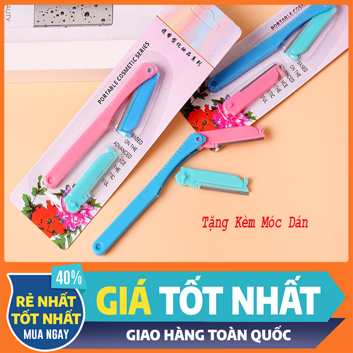 Bộ Dao Cạo, Tỉa Lông Mày Tóc Mái 2 Lưỡi Ailin