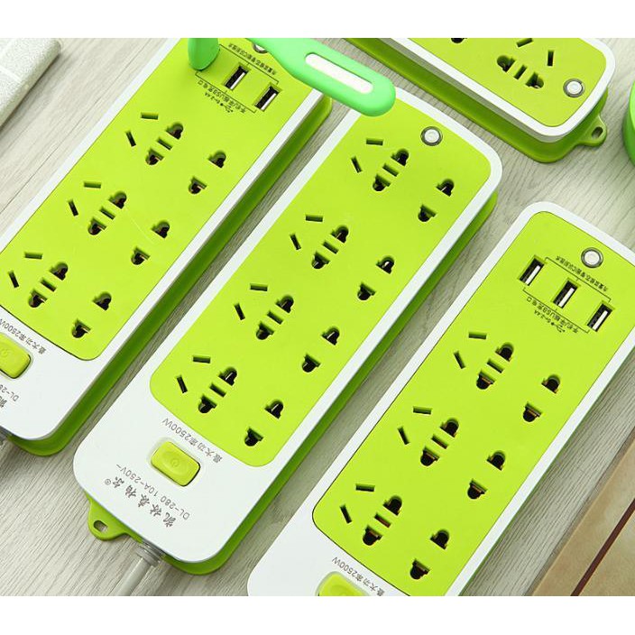 [HCM]Ổ cắm điện 6 ổ cắm và 3 cổng usb