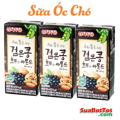 Nước hạnh nhân hạt óc chó Hàn quốc