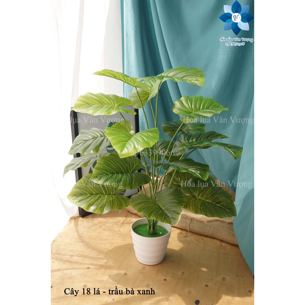 Cây Giả Cây 18 Lá Cỡ To 70Cm