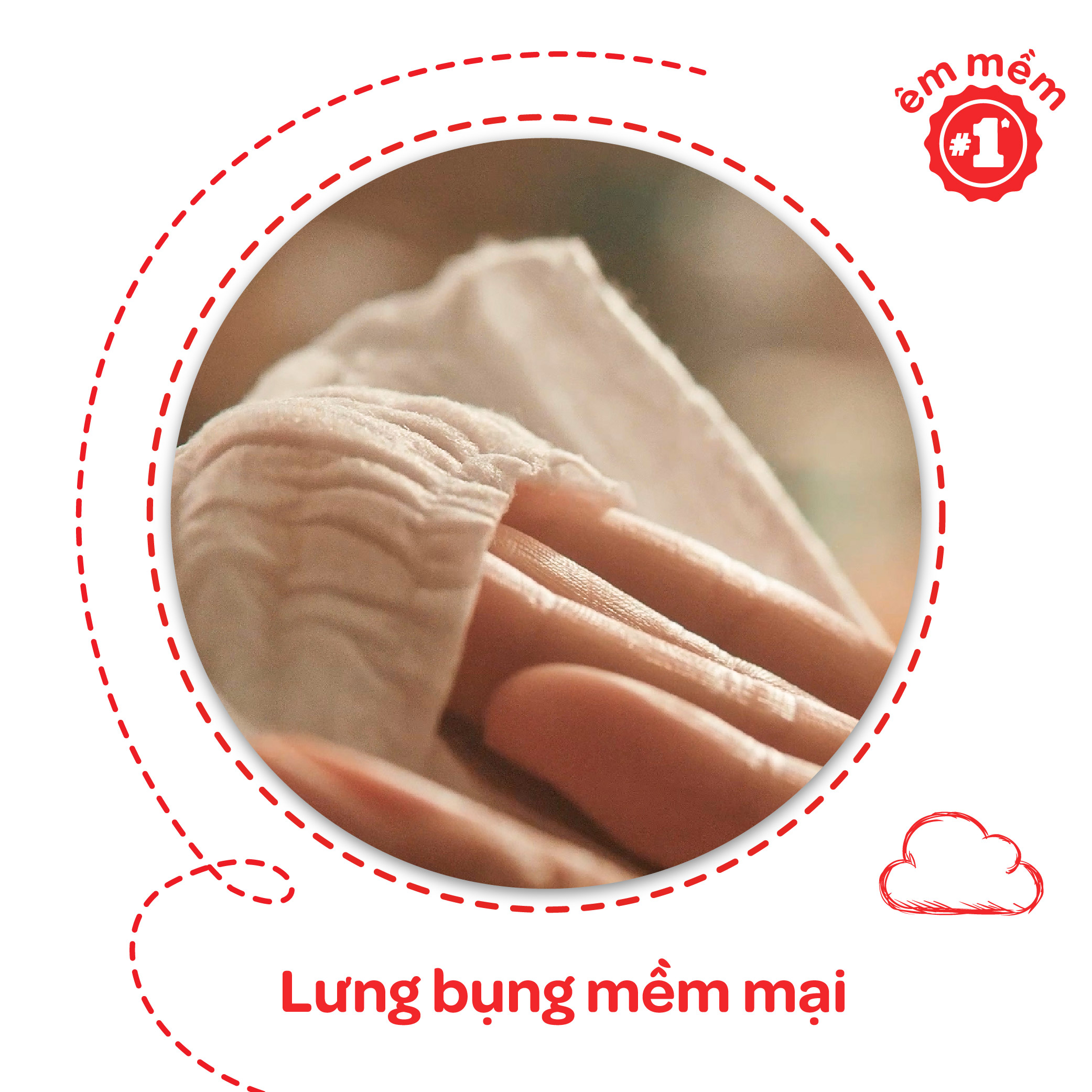 [GIẢM THÊM 20K ĐƠN 599K][Tặng 10 miếng] Tã dán sơ sinh Huggies mới S56 (4kg-8kg)-Gói 56 miếng