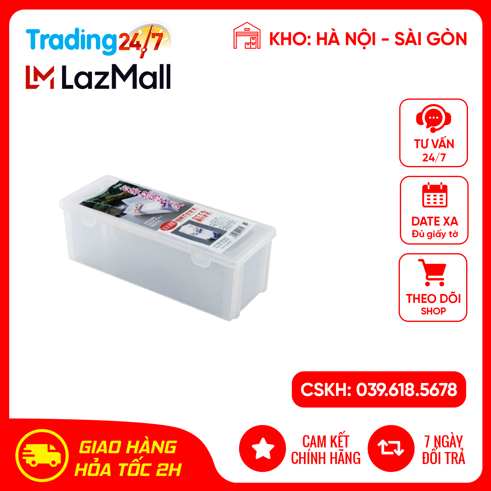 Hộp đựng đũa thìa có nắp đậy SANADA chất lượng cao- Nội Địa Nhật Bản