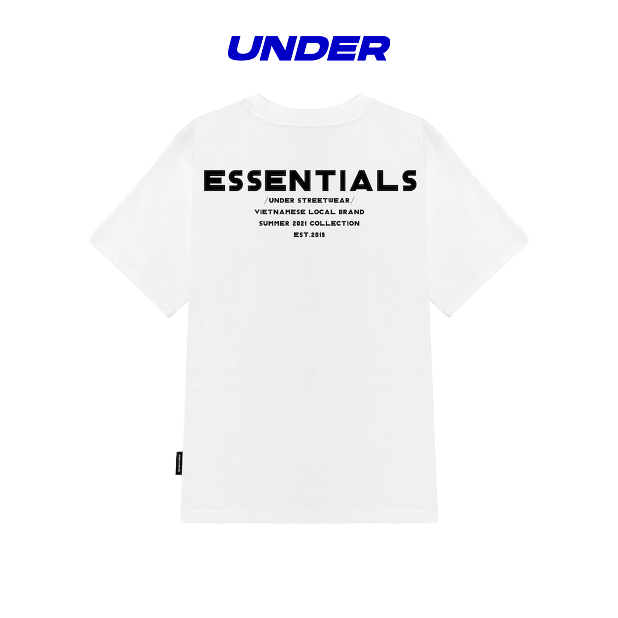 Áo thun UNDER Essentials Tee (Trắng) - UTS003B