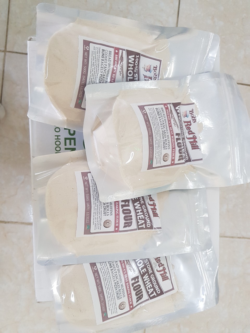 Bột mì nguyên cám (100% từ bột lúa mì) 500Gr
