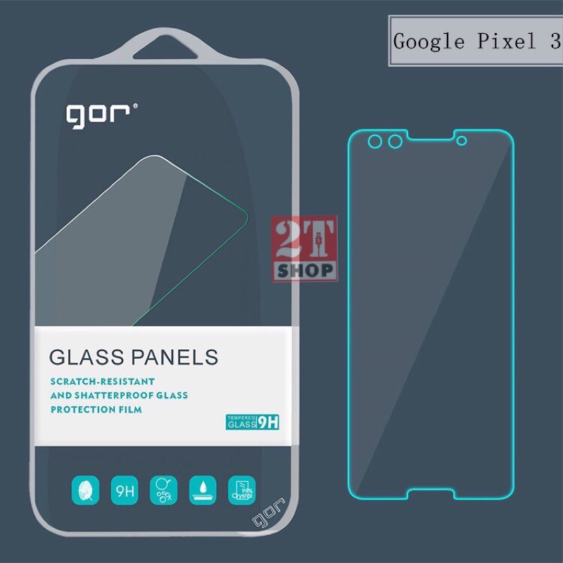 Kính cường lực gor google pixel 3 full màn hình , bộ 2 kính