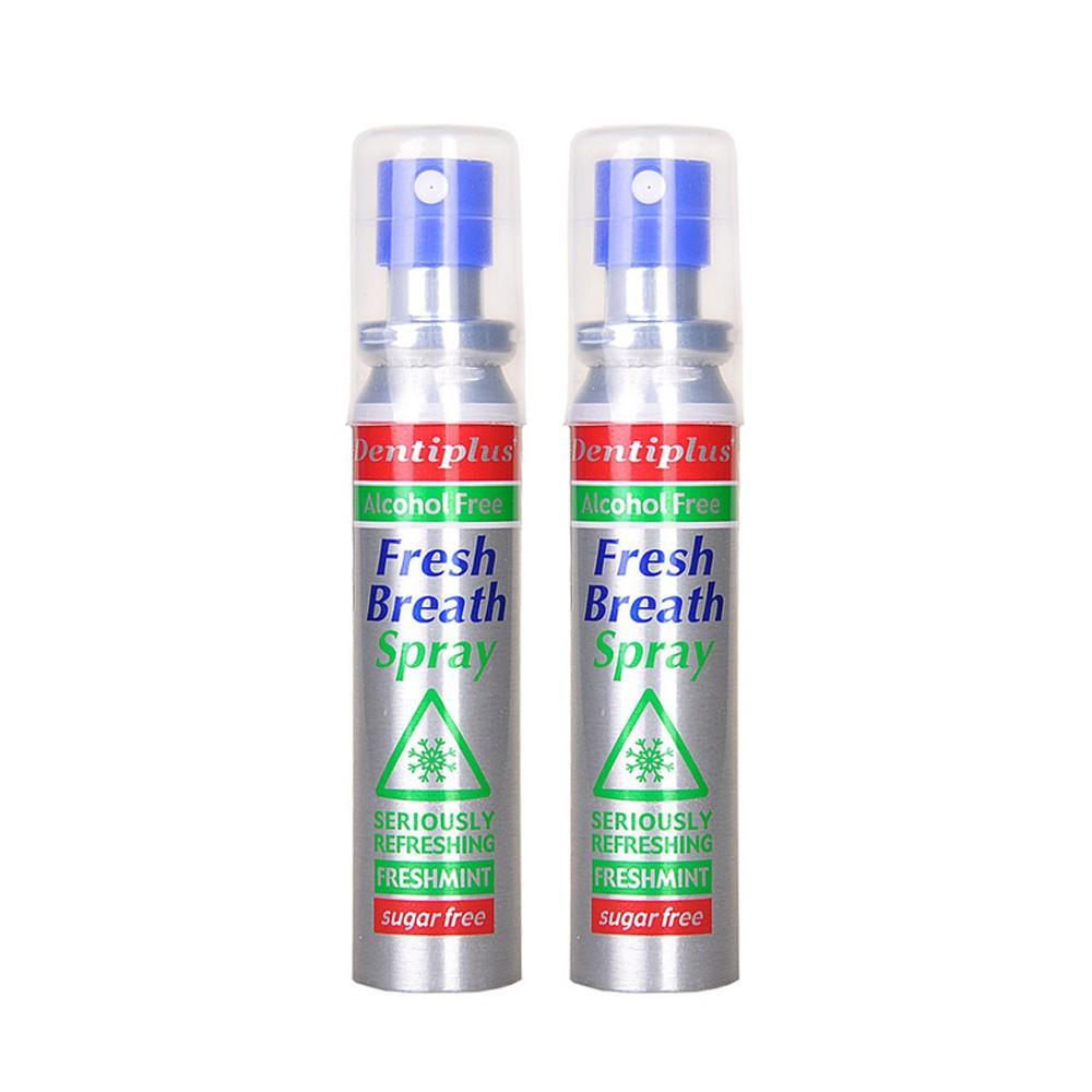 [HCM]Xịt thơm miệng Dentiplus bạc hà không cồn không đường 25ml