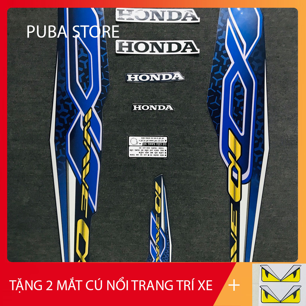 BỘ TEM RỜI 3 LỚP DÁN FULL XE WAVE ANPHA 2019