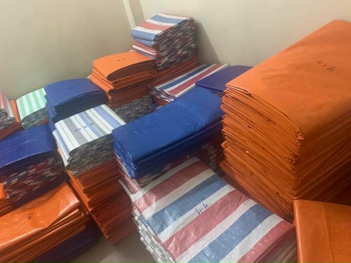 Tarpaulin three stripe oversized 3.8m * 50m