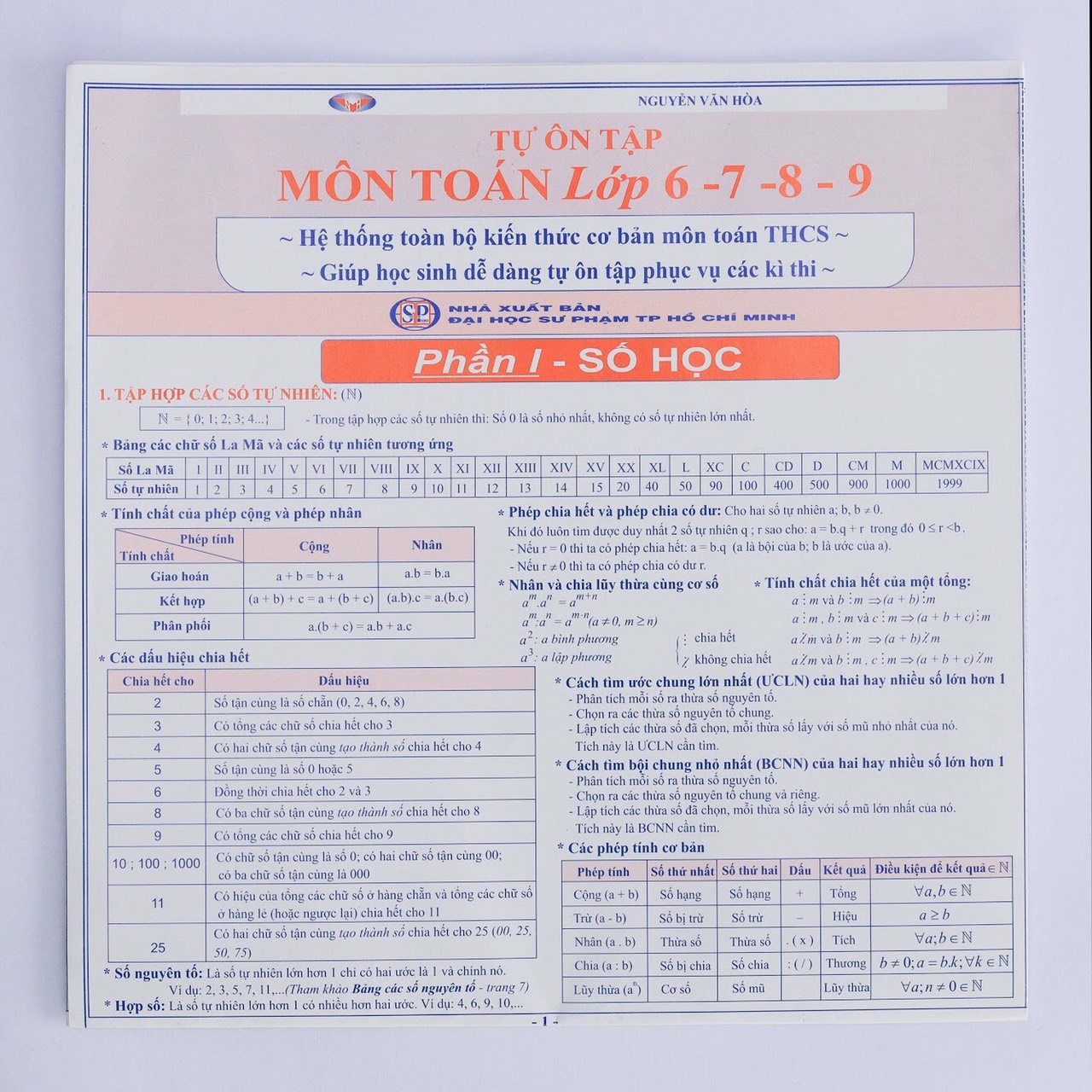 Fahasa - ôn tập toán 6-7-8-9