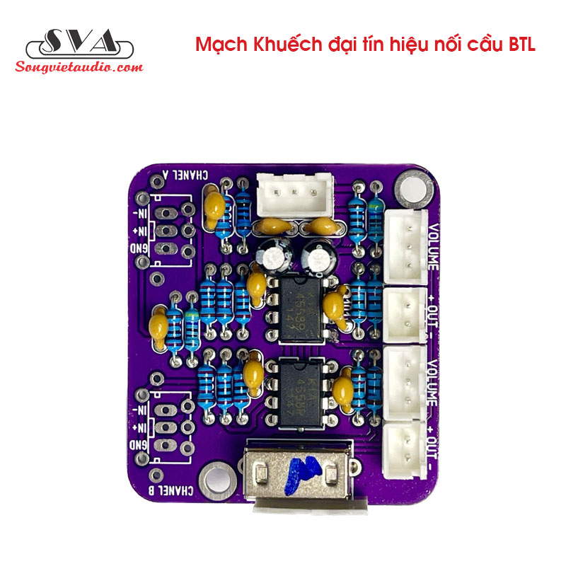 Mạch khuếch đại tín hiệu nối cầu btl