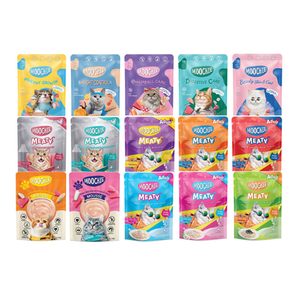 Pate cho mèo Moochie nhập khẩu Thái Lan gói 70g