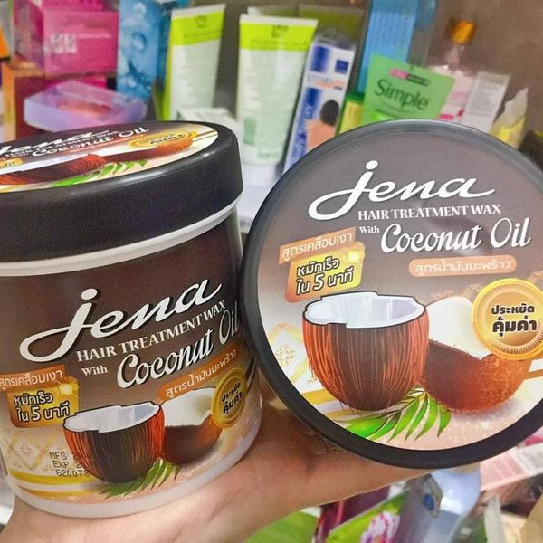[HCM] (TẶNG 1 NÓN Ủ TÓC) KEM Ủ TÓC DẦU DỪA JENA THÁI LAN