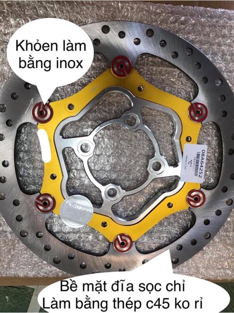 [HCM]Dĩa thắng oversize brembo 267mm đĩa 4 lỗ đĩa 5 lỗ