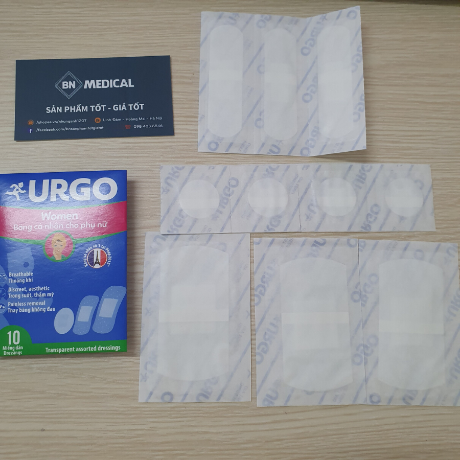 Băng cá nhân URGO WOMEN gói 10m