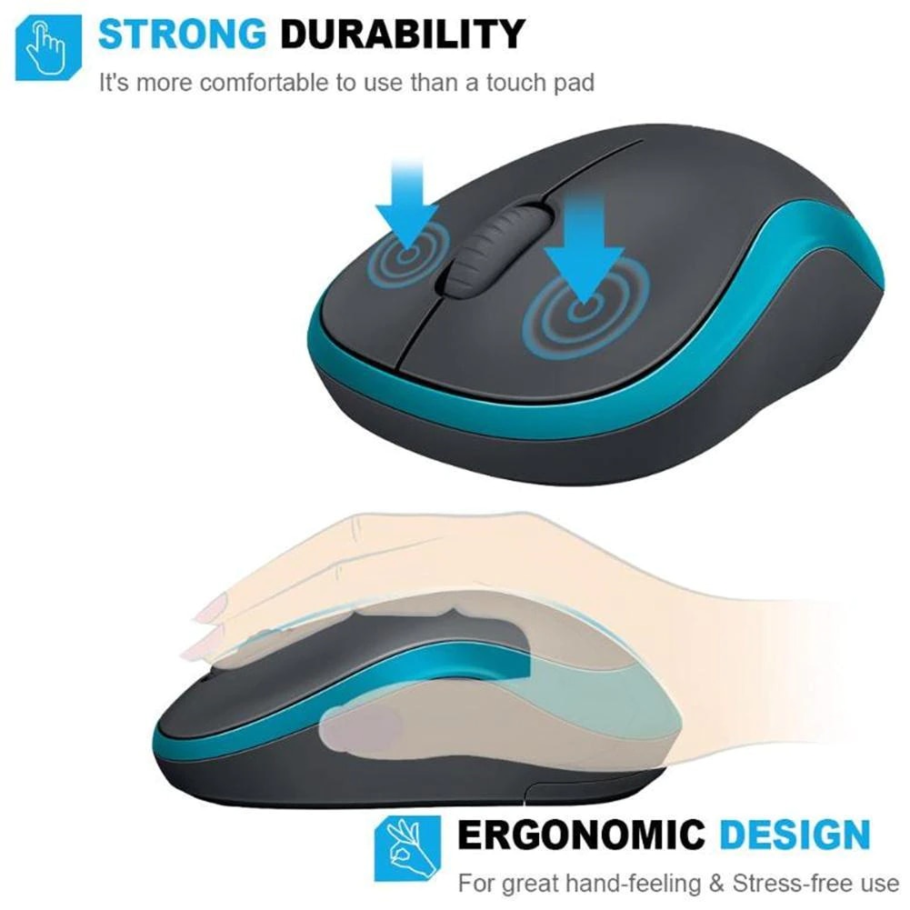 Chuột máy tính không dây Logitech M185