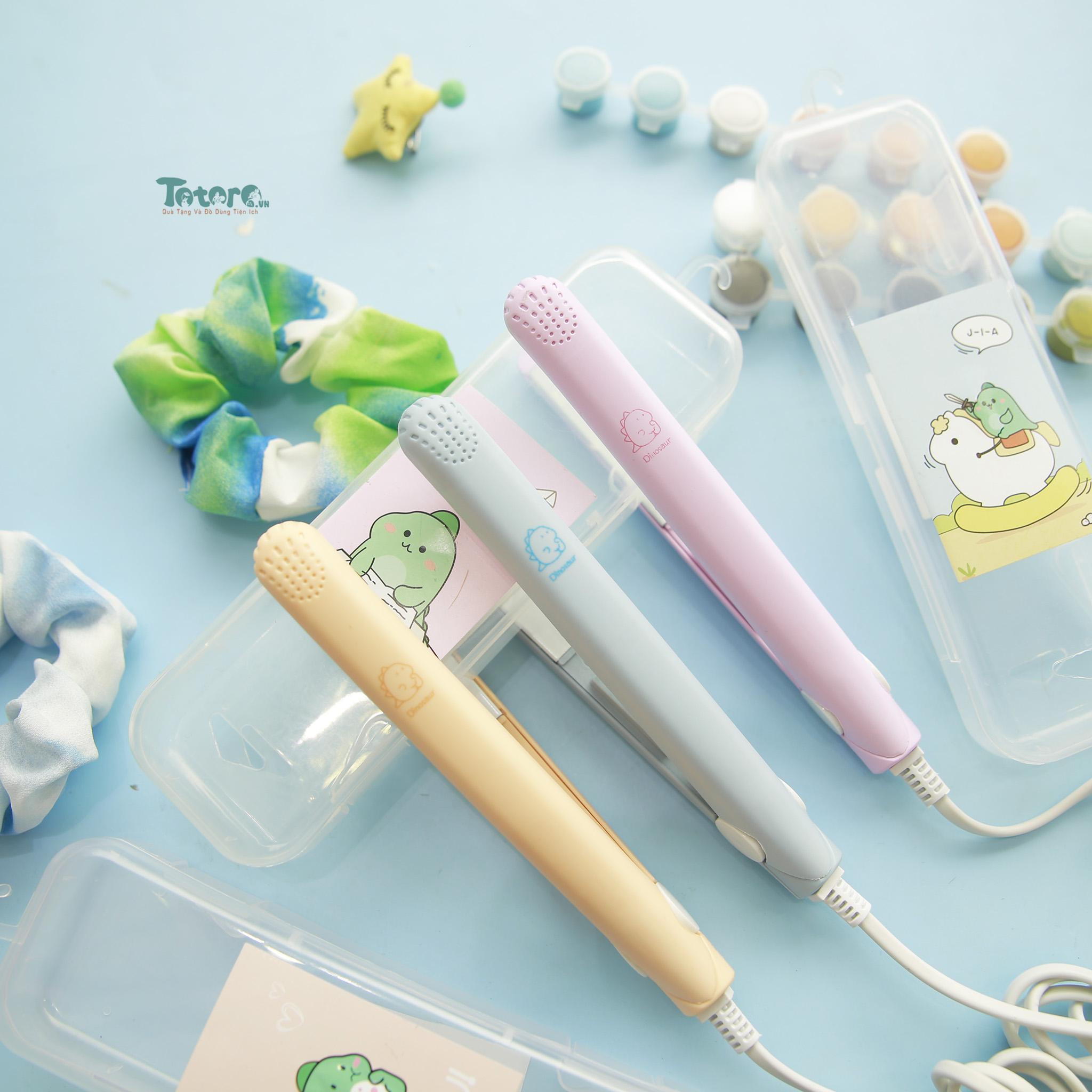 Máy uốn là tóc mini hoạt hình đáng yêu