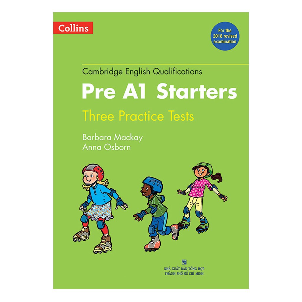 Sách - Collins - Pre A1 Starters - Three Practice Tests - Kèm 1 MP3 (Format 2018)