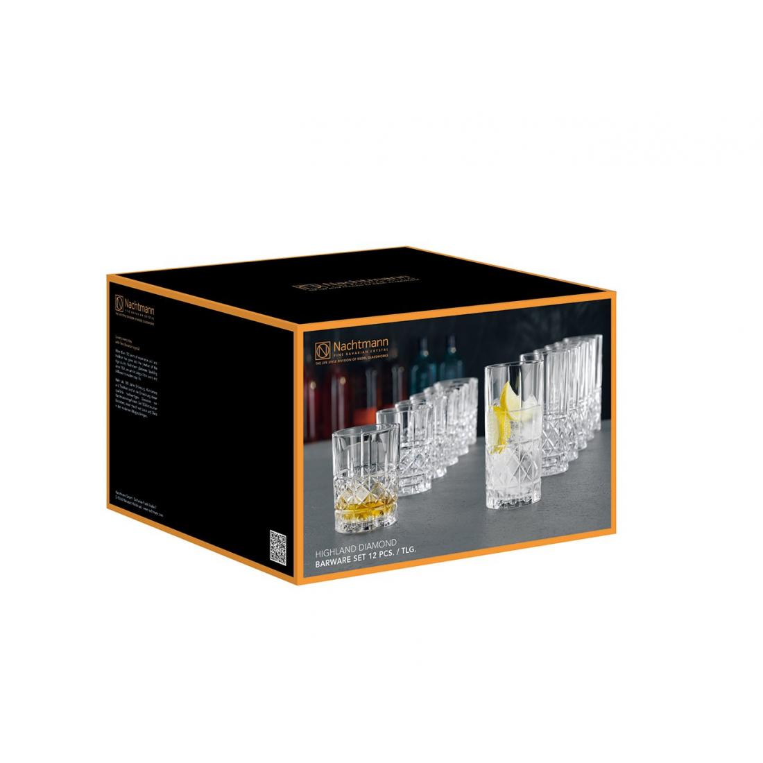 Bộ 12 Cốc Pha Lê Nachtmann Dung Tích 345/445ml