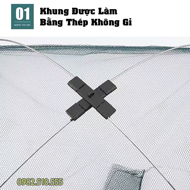 Vó Bắt Tôm, Cua, Cá, Tép.. A Cường