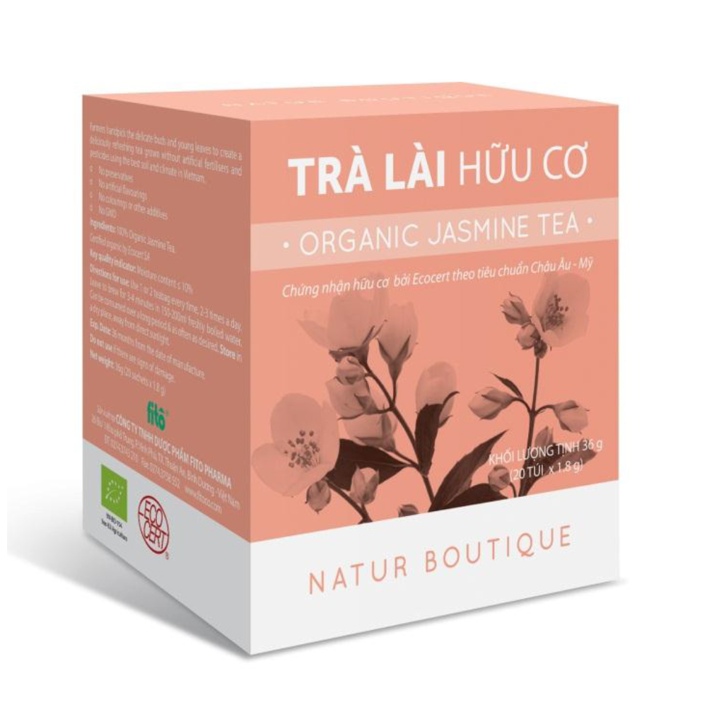 [HCM]Trà lài hữu cơ20 túi lọc (Organic Jasmine Tea)