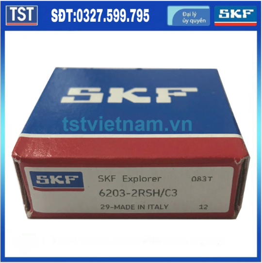 Vòng bi bạc đạn skf 6203-2rsh/c3
