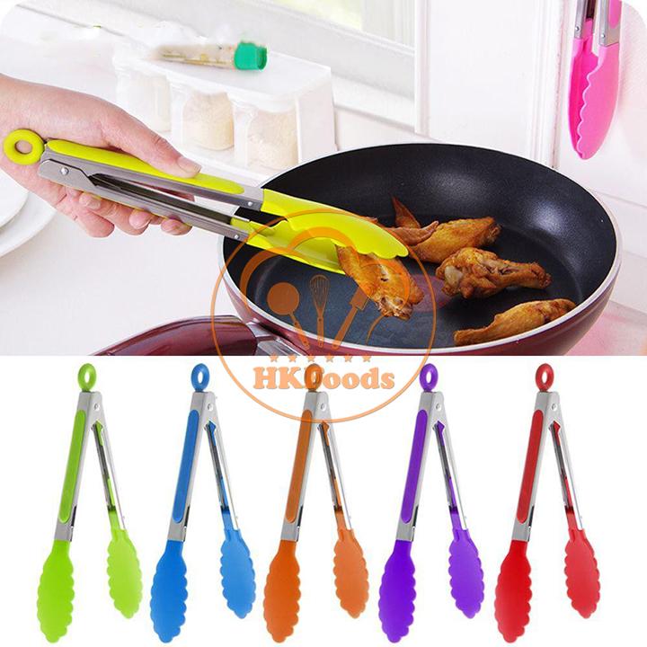 Kẹp gắp bánh, dụng cụ gắp thức ăn silicon 28cm
