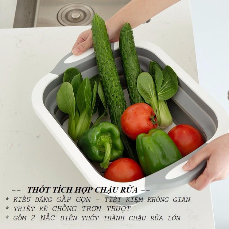 Chậu rửa gấp gọn thông minh