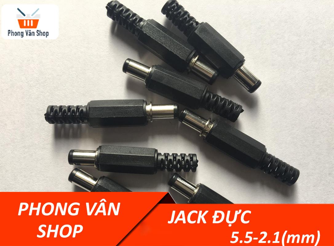 10 JACK nguồn tròn đực 5.5-2.1mm