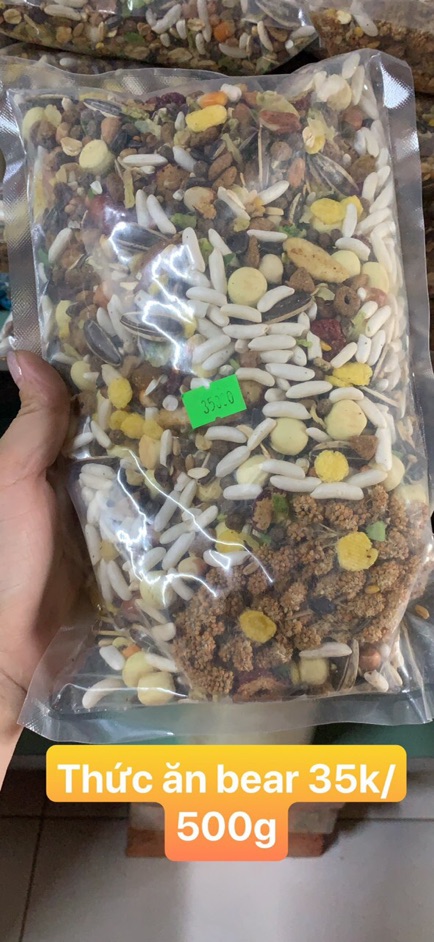 Thức ăn ngon cho hams 500g - Dành cho bear