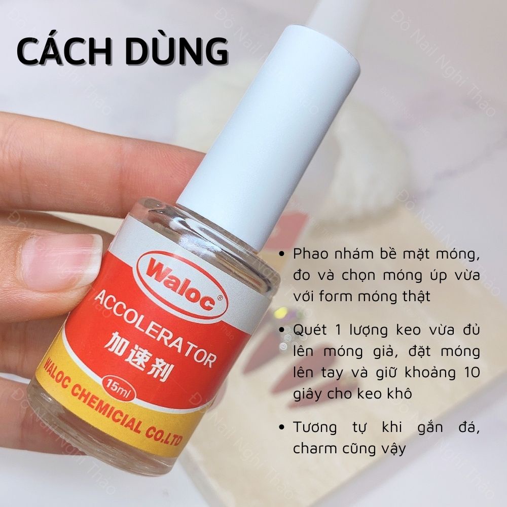 Keo bê tông nail gắn móng waloc