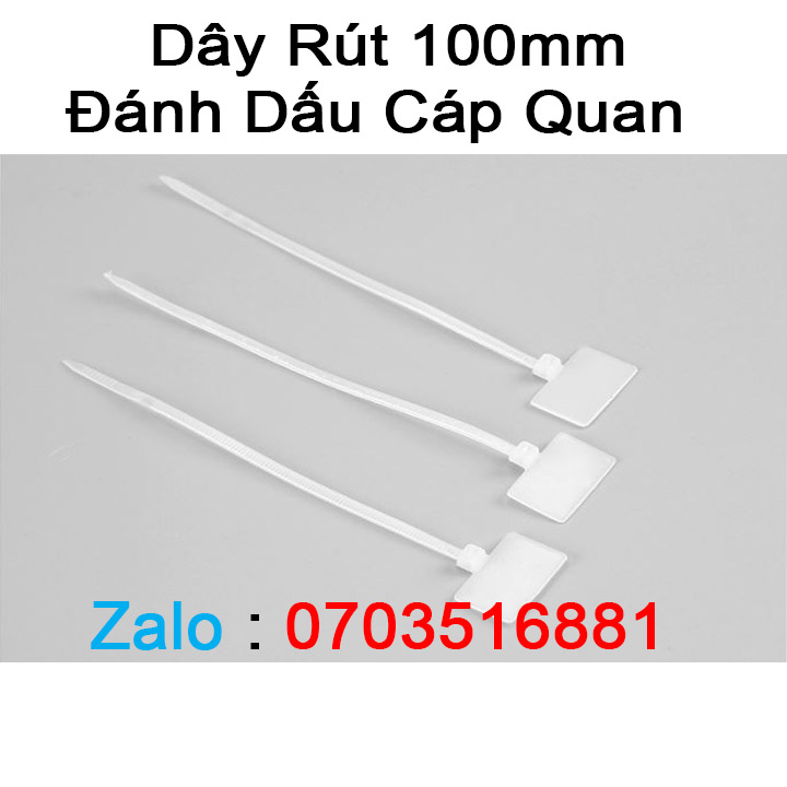 Dây Rút Nhựa 100mm Dùng Để Đánh Dấu