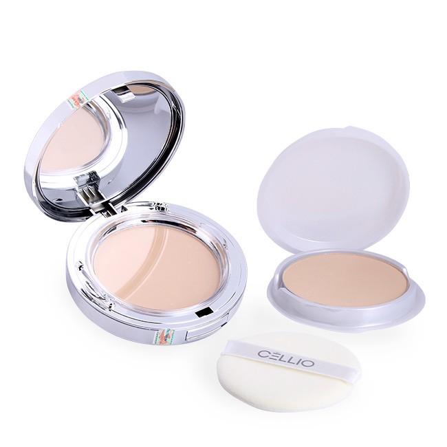 PHẤN NÉN PHẤN PHỦ SIÊU MỊN CELLIO EX COLLAGEN TWOWAY CAKE SPF 30 (KÈM SƠ CUA)